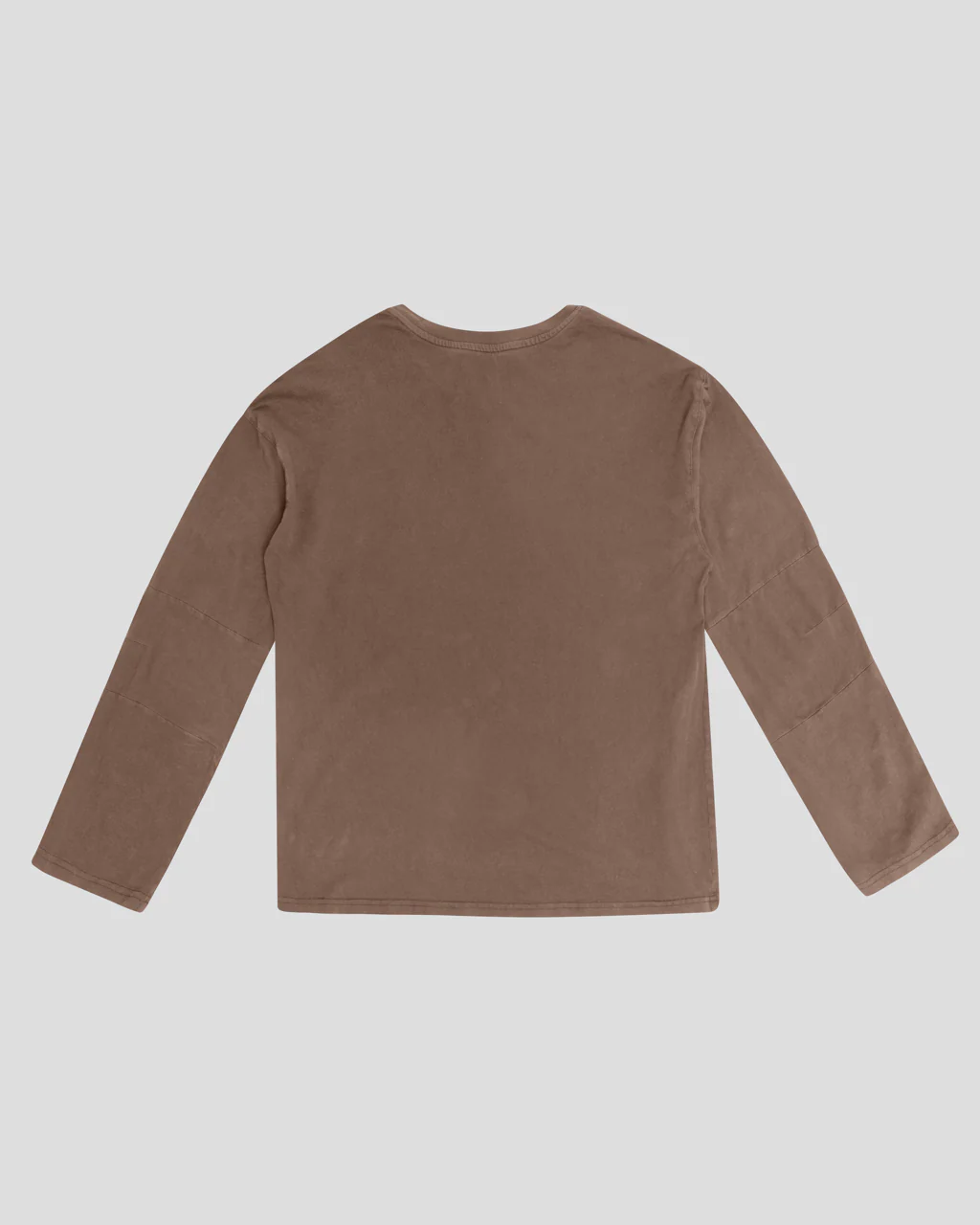 Everyday Longsleeve Tee Washed Brown - Image 3